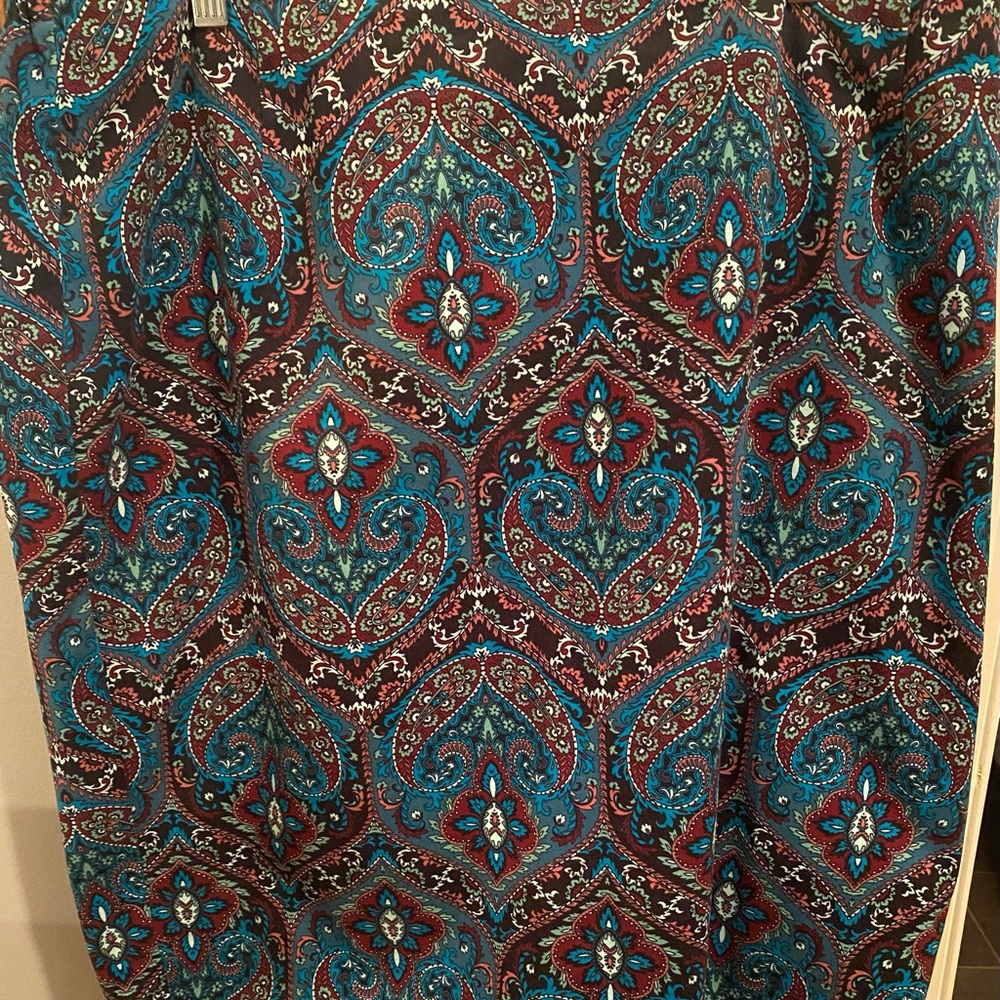 Talbots brushed cotton skirt